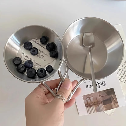 Stainless Steel Mini Serving & Prep Bowl with Handle