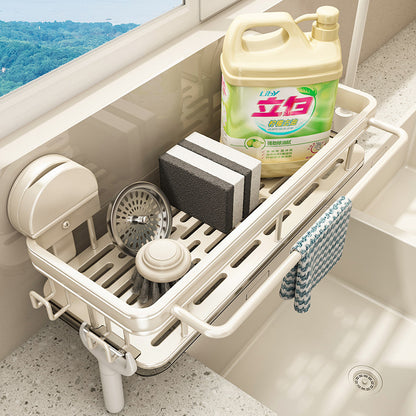 Sink-Mounted Drainage Storage Rack