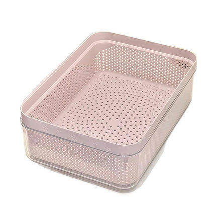 Stackable Fruit & Vegetable Drain Basket Set