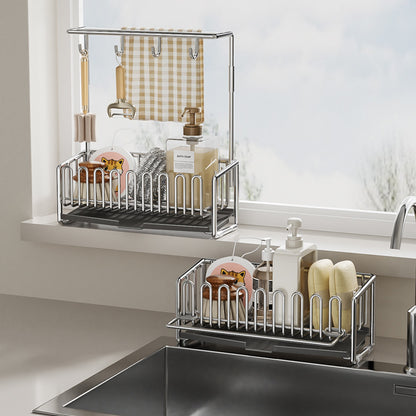 Multi-Function Sink Caddy & Dish Drying Rack