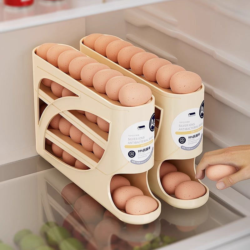 Automatic Rolling Refrigerator Egg Dispenser