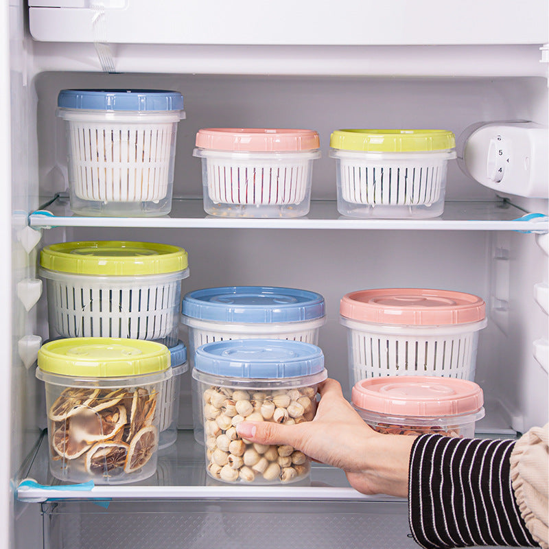 Refrigerator Drain Basket Food Storage Containers