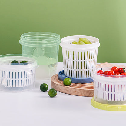Refrigerator Drain Basket Food Storage Containers