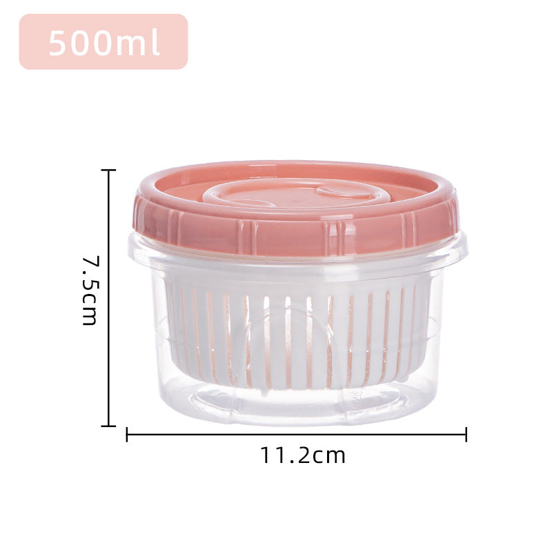 Refrigerator Drain Basket Food Storage Containers
