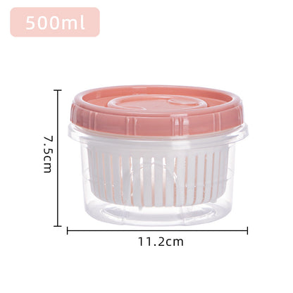 Refrigerator Drain Basket Food Storage Containers