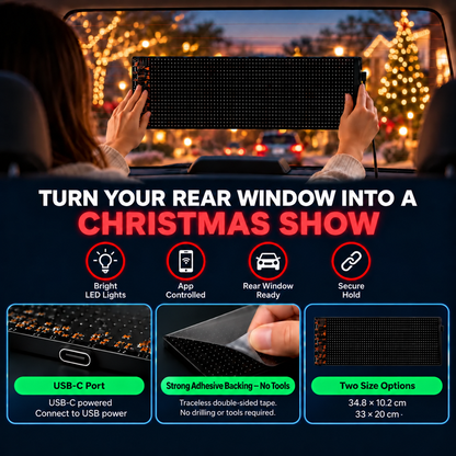 Smart LED Christmas Display – Custom Messages & Animations