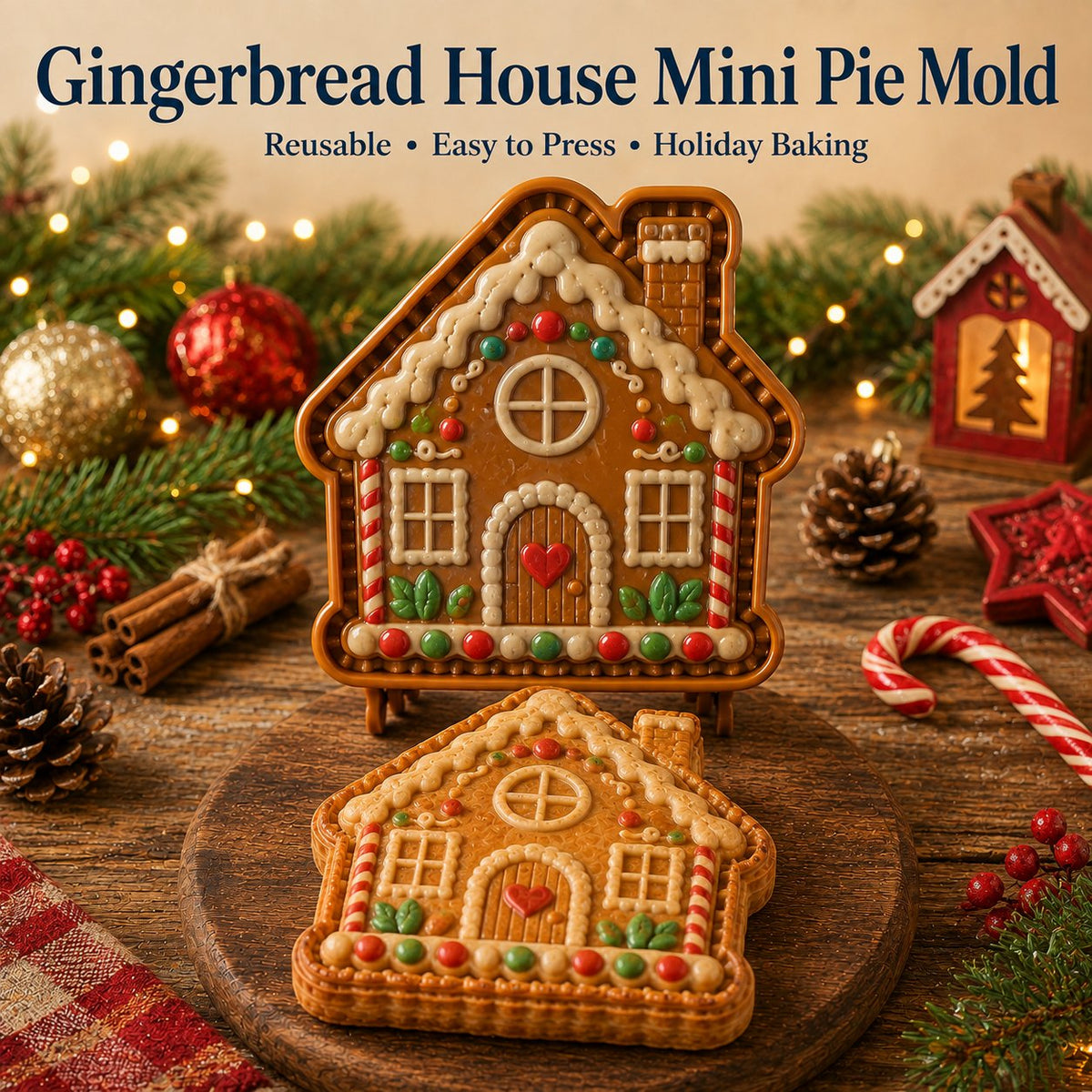 🎅Christmas Sale 50% OFF🍪98-Design Christmas Mini Pie Mold