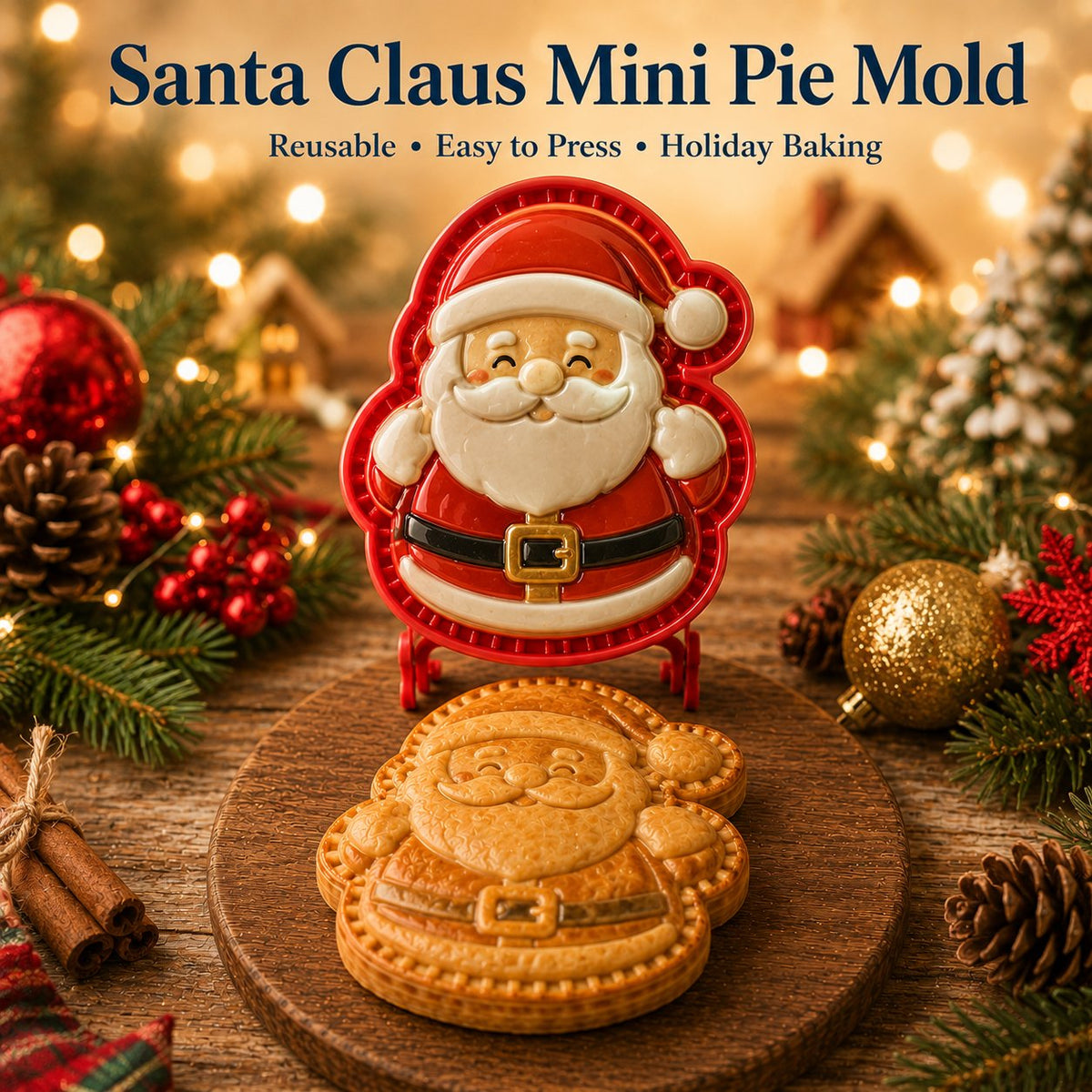 🎅Christmas Sale 50% OFF🍪98-Design Christmas Mini Pie Mold