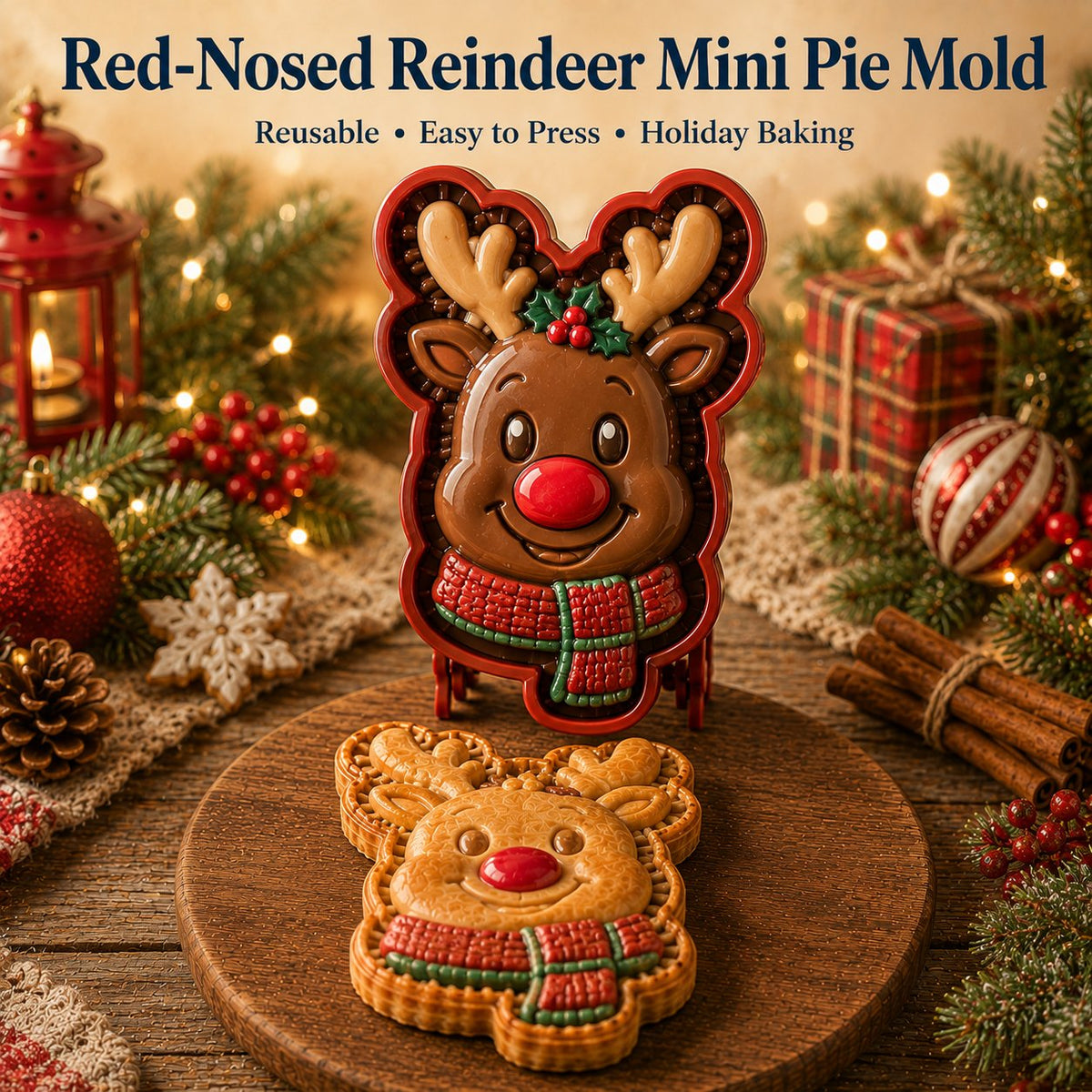 🎅Christmas Sale 50% OFF🍪98-Design Christmas Mini Pie Mold